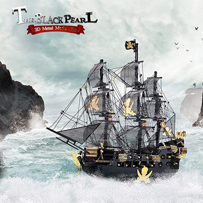 Piececool Black Pearl Pirate Ship - 3